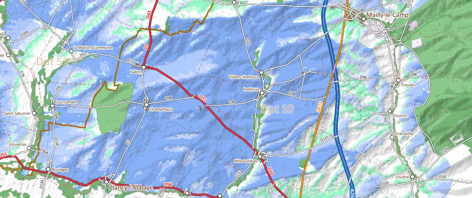 InfoSIG-QGIS-ENR2 Viewshed analyse ou impact de visibilité